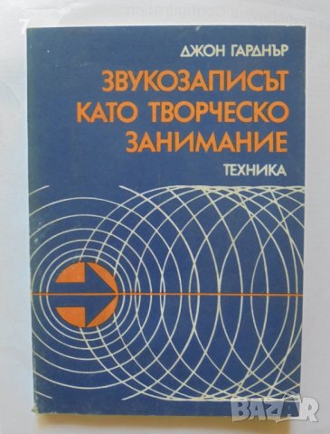 Книга Звукозаписът като творческо занимание - Джон Гарднър 1983 г. Библиотека по радиоелектроника