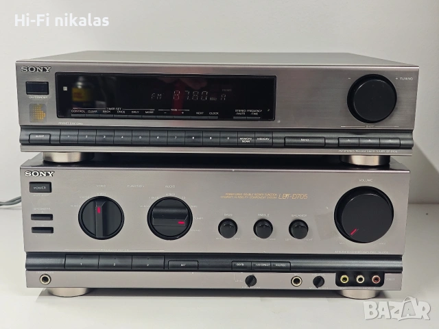стерео усилвател FM радио ресийвър SONY TA-D705 ST-D705