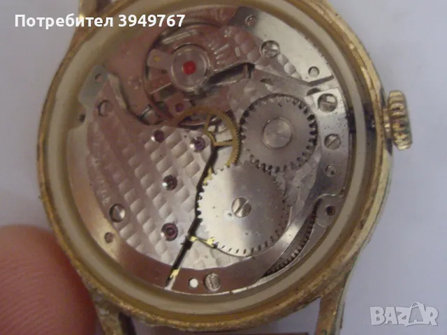 Стар позлатен мъжки часовник., снимка 5 - Мъжки - 48964666