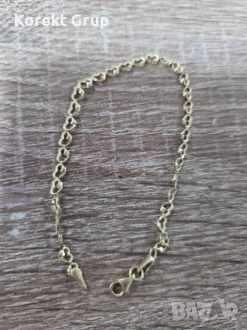 Златна гривна дамска