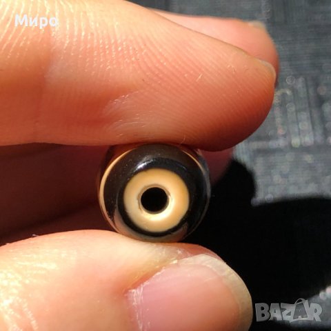 ТОТЕМ ТАЛИСМАН ТИБЕТ НЕПАЛ ХИМАЛАИ ЕСТЕСТВЕН АХАТ ДЗИ МЪНИСТА ДЕВЕТ ОЧИ, снимка 6 - Други - 40875723