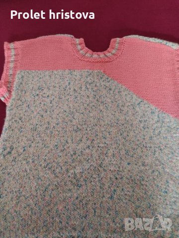 Ръчно плетени жилетки и пуловер, без ръкав, снимка 6 - Жилетки - 39891171