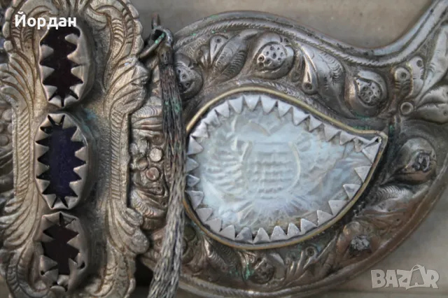 Сребърни възрожденски пафти, снимка 6 - Антикварни и старинни предмети - 47882358