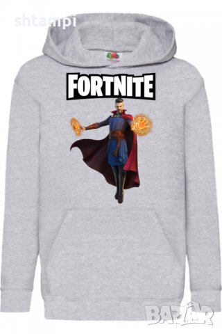 Детски Суитчър/Суитшърт Fortnite Dr Strange,Фортнайт,Игра,Подарък,Изненада,Забавление,Рожден Ден, снимка 2 - Детски анцузи и суичери - 38319447