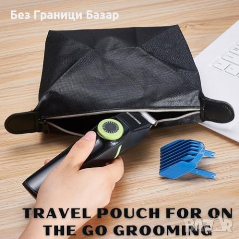 Нов комплект тример за брада, коса QR-6090 Мултифункционален 5 в 1  за мъже, снимка 4 - Тримери - 43087000