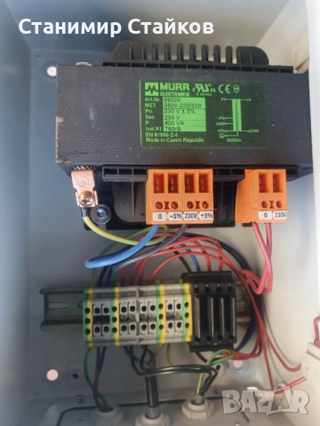 Понижаващ трансформатор Murr , снимка 2 - Други машини и части - 43929829