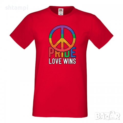 Мъжка тениска Pride Love Always Win multicolor Празник.Повод,Изненада, снимка 12 - Тениски - 37104998