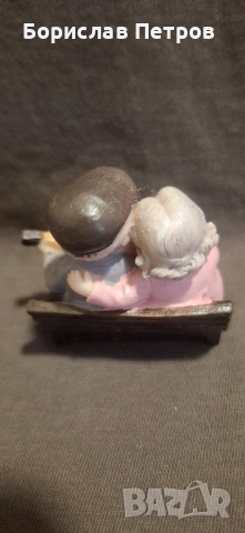 Изящна фигурка "Баба и дядо си пеят", снимка 3 - Колекции - 52396220