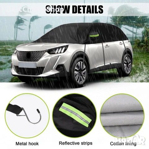 Полу покривало за кола водоустойчиво за Peugeot 2008 P24 2019-2024, снимка 7 - Аксесоари и консумативи - 53427412