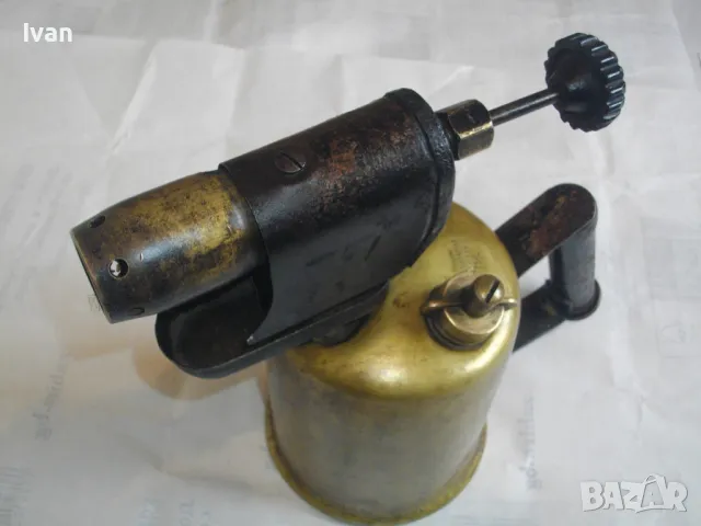 БЪЛГАРСКА БЕНЗИНОВА ГОРЕЛКА ТИП ЛАМПА 1994г. ОТЛИЧНО СЪСТОЯНИЕ 1L ХРОМ СИЛИСТРА ПОЧТИ НОВА, снимка 3 - Други инструменти - 48235220