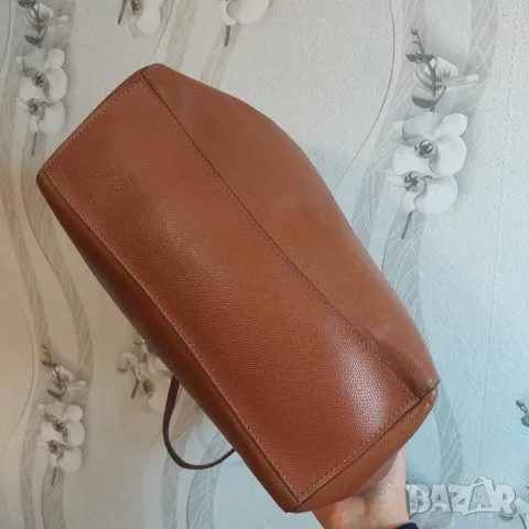 Coach Кафява кожена чанта с катарама оригинална , снимка 14 - Чанти - 49104348