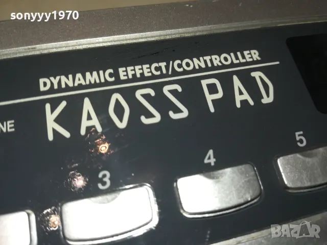 Korg Kaoss Pad KP-1 tokyo/japan 12v-внос swiss 2704251732, снимка 7 - Ресийвъри, усилватели, смесителни пултове - 50057207