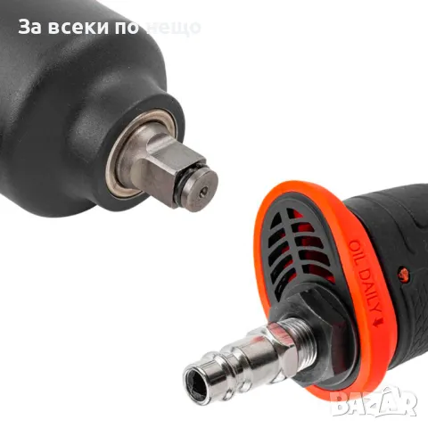 Пневматичен ударен гайковерт с къс шпиндел 12 720Nm ForceKraft, снимка 5 - Други инструменти - 50333750