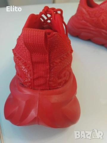 Червени нови маратонки .Стелка 26 см, снимка 10 - Маратонки - 53262404