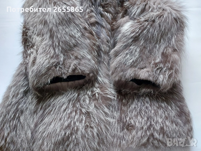 Палто от сребърна лисица, снимка 8 - Палта, манта - 52929223