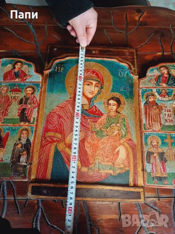 Български триптих от 19-ти век, снимка 10 - Антикварни и старинни предмети - 48245535