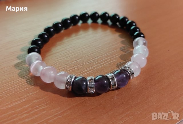 Гривни от естествени камъни , снимка 8 - Гривни - 43452132