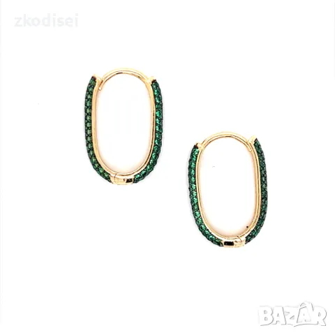 Златни обеци 3,09гр. 14кр. проба:585 модел:26641-5, снимка 2 - Обеци - 47666127