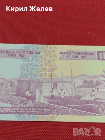 БАНКНОТА БУРУНДИ МНОГО КРАСИВА ПЕРФЕКТНО СЪСТОЯНИЕ КАТО КАРТИЧКА ЗА КОЛЕКЦИЯ 36792, снимка 9 - Нумизматика и бонистика - 39873447