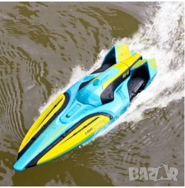  Лодка   с дистанционно 35Km/h. 6 Speed racilng boat  Деца 6+ години  и бащи за летни забавления, снимка 4 - Други игри - 38595800