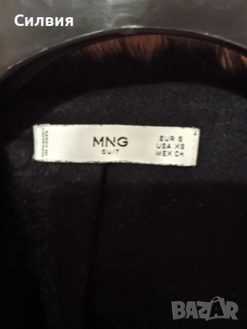 Късо палто от икуствен косъм Манго, снимка 3 - Палта, манта - 52643154