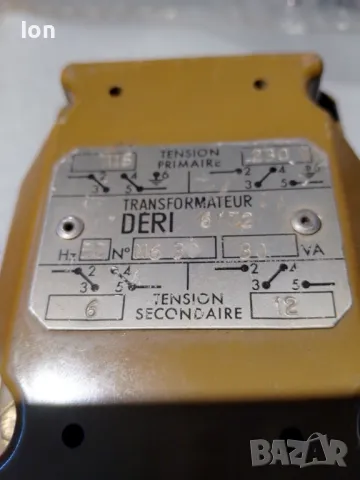 Френски трансформатори 30VA с входни напрежения 115 и 230 волта и изходни 6 и 12 волта, снимка 3 - Друга електроника - 48407789