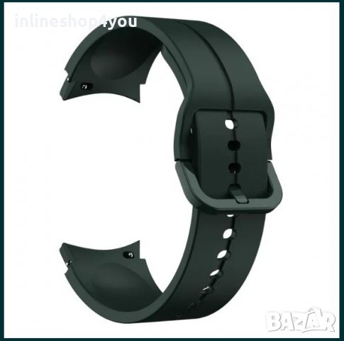 Силиконова Каишка за Samsung Watch5 Pro /Watch4 Classic / Active 2, снимка 3 - Смарт гривни - 38246189