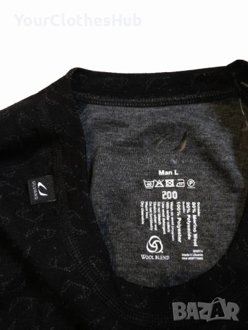 ULVANG Thermo Underwear Man L Мъжка термоблуза от мерино, снимка 3 - Спортни дрехи, екипи - 52925879