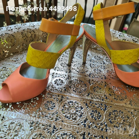 Промоция-Луксозни дамски обувки-VERSACE-100% кожа/и крокодилска кожа/ , снимка 11 - Дамски обувки на ток - 53478728