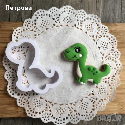 Резци за сладки – „Динозавърчета” – от 8 части, снимка 7 - Форми - 28481634