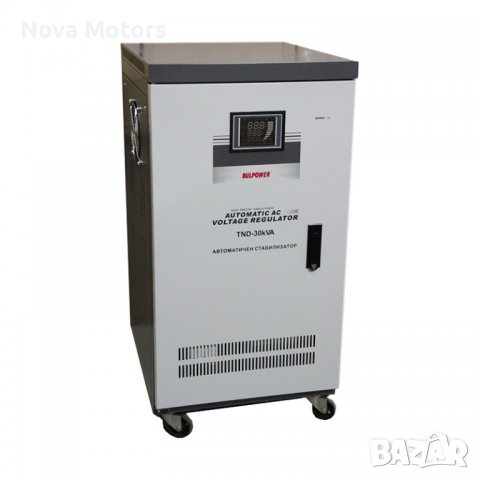 Автоматичен Стабилизатор На Ток 30KW BULPOWER С LED ДИСПЛЕЙ, снимка 4 - Генератори - 39402176
