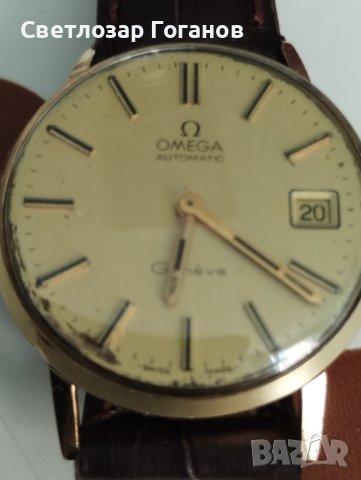 Златен часовник Омега, снимка 2 - Антикварни и старинни предмети - 43298213