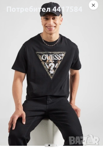 Нова мъжка тениска Guess с етикет , снимка 3 - Тениски - 53153597