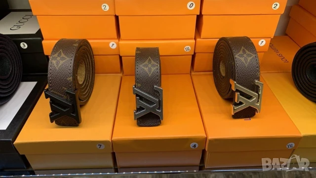 колани от естествена кожа в кутия louis vuitton , снимка 4 - Колани - 51273241