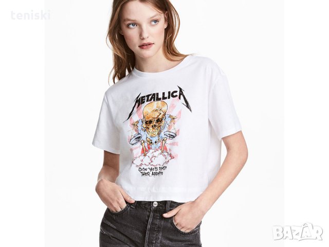 Дамска тениска Metallica 10 модела всички размери , снимка 5 - Тениски - 29908985