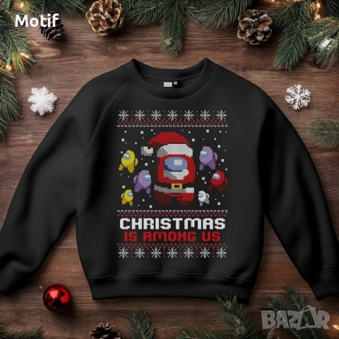 Коледни тениски с щампа за цялото семейство, снимка 2 - Тениски - 52522937