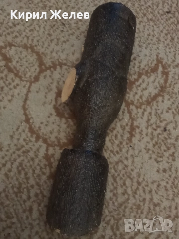 Бутилка с дървена кора 50601, снимка 3 - Антикварни и старинни предмети - 52070304