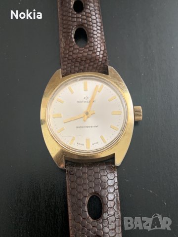 Vintage CONTINENTAL Shockresistant Gold Plated 17Jewels EB8800 Swiss From 1960's, снимка 4 - Мъжки - 39973477