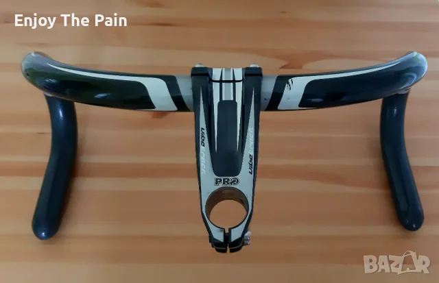 Карбоново кормило за писта или фикси Pro Vibe , снимка 4 - Части за велосипеди - 49510447