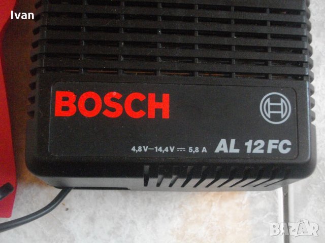 5,8A-4,8V-14,4V-140W-Bosch AL12FS-ЗА ЧАСТИ-ЗА РЕМОНТ-Бош-Зарядно-5,8Ампера-4,8-14,4 Волта, снимка 9 - Винтоверти - 33382268
