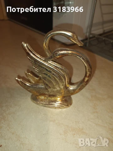месинг лебед за салфетки, снимка 1