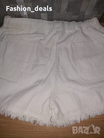 Нови Дънкови летни къси панталони с протрит подгъв за жени размер С , снимка 6 - Къси панталони и бермуди - 40708092
