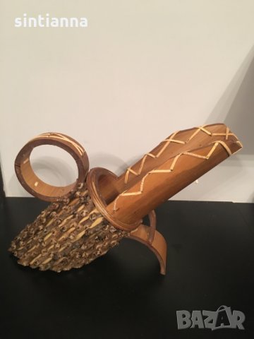 Дървена стойка за вино, ръчна изработка, снимка 5 - Декорация за дома - 27345194