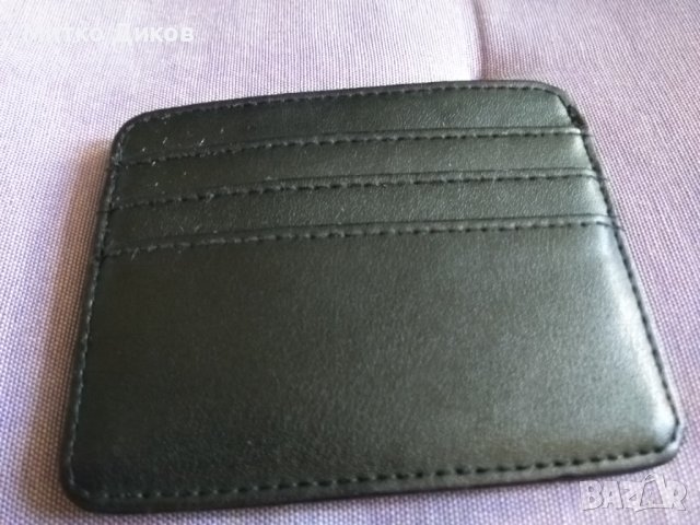 Визитник №5 100х80мм естествена кожа , снимка 3 - Портфейли, портмонета - 39161382