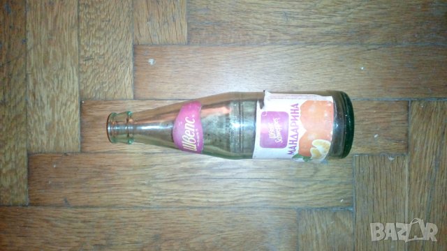 Стара малка бутилка Швепс мандарина НРБ, снимка 1 - Колекции - 27584972