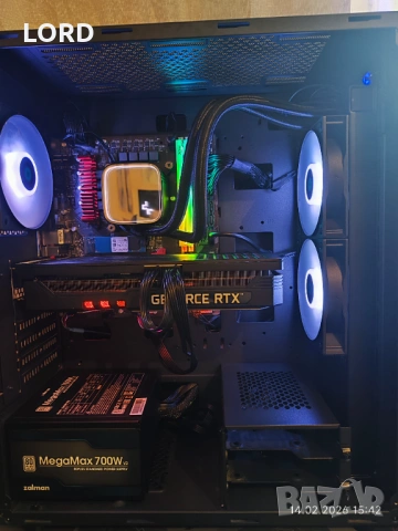 Геймърски i7 12700f, RTX 3070 8GB, RAM 16GB DDR4 3600, SSD 512GB NVME