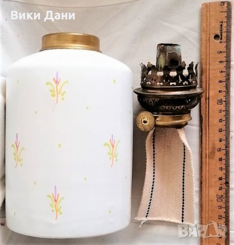 голяма ретро лампа маркирана Франция, снимка 7 - Антикварни и старинни предмети - 35479924