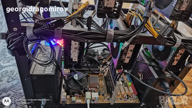 Mining Rig - 6 x Radeon XFX RX 6800 (16GB, Samsung GDDR6), снимка 4 - Друга електроника - 49488273