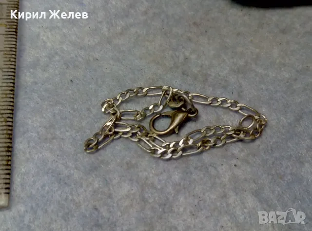 КЛАСИЧЕСКА КАРТИЕ ПЛЕТКА СРЕБЪРНА ГРИВНА МАРКОВО СРЕБРО C-Z 925 РЪЧНА РАБОТА 49342, снимка 5 - Гривни - 49757554