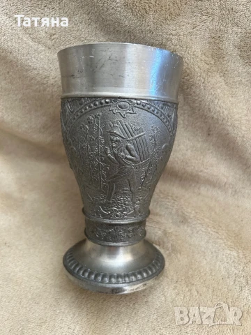 Чаша от калай 92% , снимка 3 - Декорация за дома - 50682106